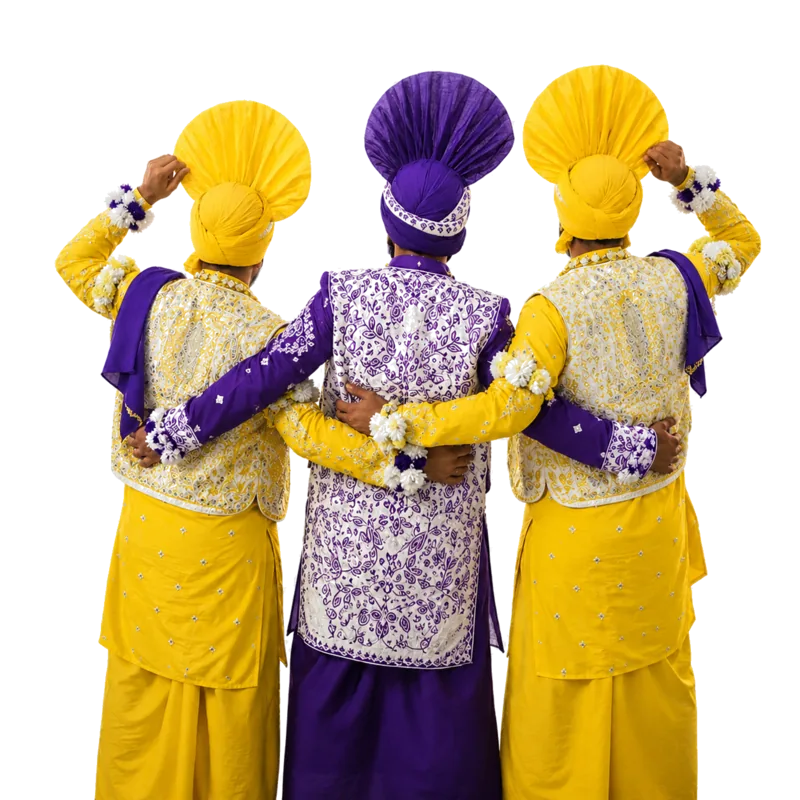 Bhangra dancers