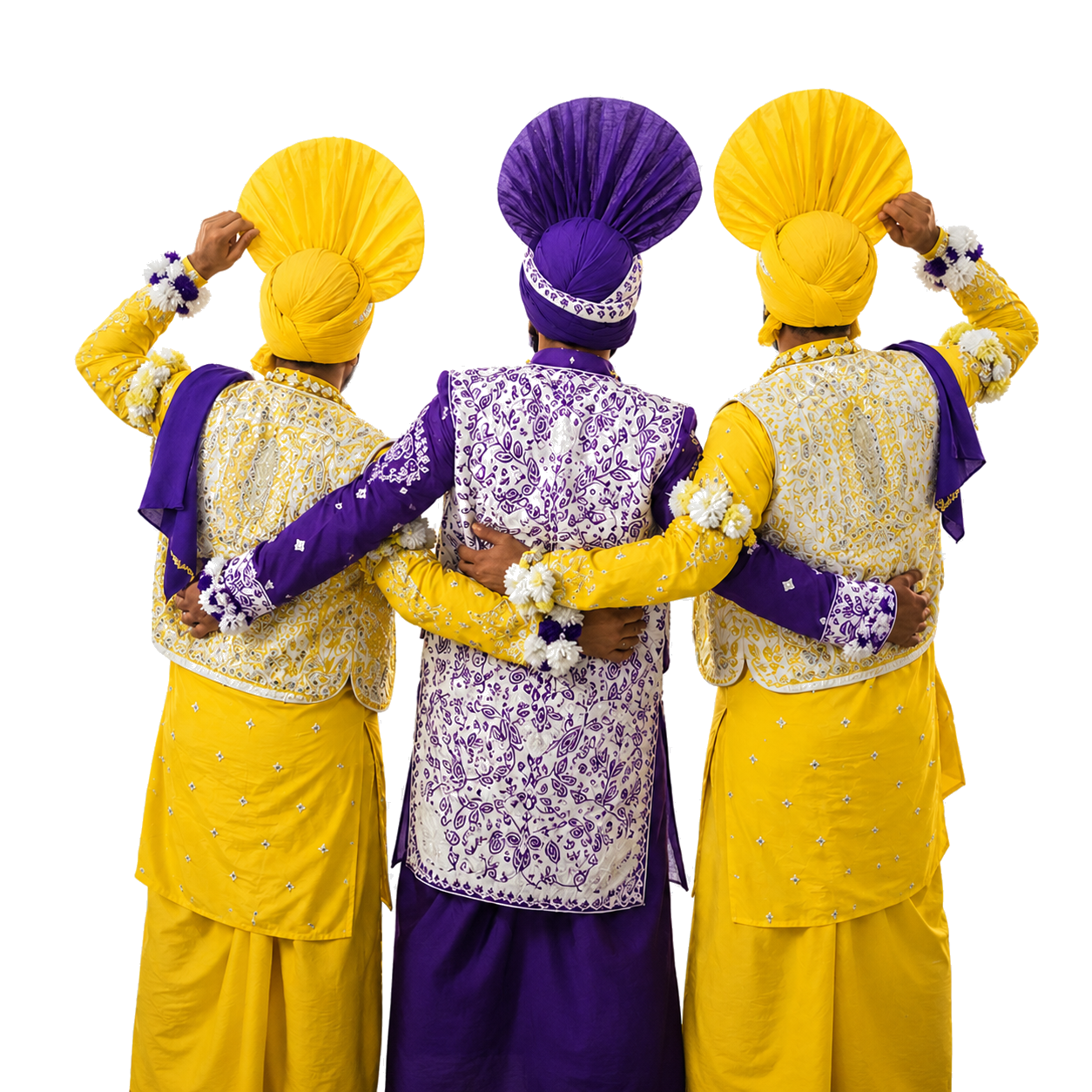 Bhangra dancers